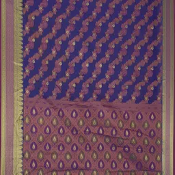 Garden Vareli Woven Design Zari Art Silk Leheriya Saree image 3