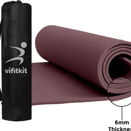 Anti-Skid with Carry Bag for Home Gym & Outdoor Workout 6 mm Yoga Mat-image-18