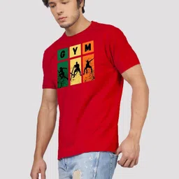 Greylongg Graphic Printed Cotton T-shirt image 2