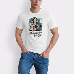 Seekbuylove Men Printed Bio Finish T-shirt image 3