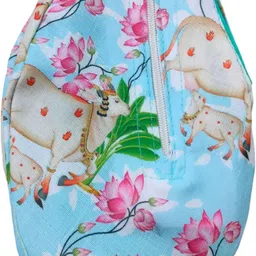 ahaar saar Women Blue Potli image 3