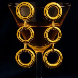 Nui Stainless Steel Gold-Plated Contemporary Drop Earrings image 5