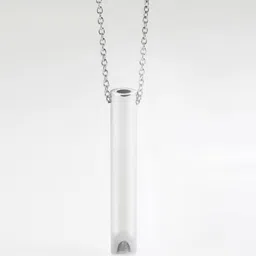 KPOP Men Stainless Steel Silver-Plated Geometric Pendant With Chain-picture-35