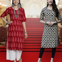 Ethnic basket Women Multicoloured Kurtas-picture-39