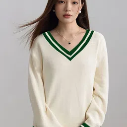 Moda Rapido Women V-Neck T-shirt-image-1