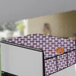 The Furnishing Tree Grey Plastic Refrigerator Cover-picture-18