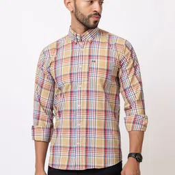 MODERNITY Men Comfort Slim Fit Checked Casual Shirt-image-22