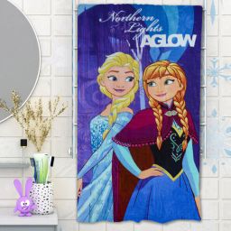 athom living Disney Northern Lights Frozen Blue 350 GSM Cotton Kids Towels-picture-28