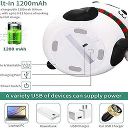 the giftsqure Panda & 3D Crystal Fairy LED Night Lamp Table Lamp image 3