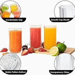 arten (Pack of 6) New_(A957)_Glass Set_Water/Juice Glass_pack OF -6 Glass Set Water/Juice Glass image 3