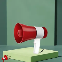 frony Handheld Megaphone with Siren, Microphone & Rechargeable for Outdoor EventsA471 Megaphone Portable Megaphone Siren Loudspeaker Function &Long Battery BackupE471 Outdoor PA System-picture-11