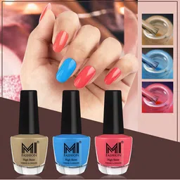 MI FASHION Vernis A Ongles Set Of 3 Bang On High Shine Long Stay Nail Polishes 12 ml each-picture-24