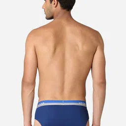 VStar Pack Of 2 Pure Cotton Basic Briefs CAVIN NEO-2PCS-ESTATE_BLUE image 3