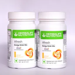 herbalife AFRESH ENERGY DRINK GINGER FLAVOUR Energy BarsÂ Â (100 g, GINGER) Nutrition Drink-picture-21