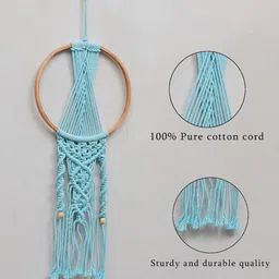 Homesake Turqouise Blue 2 Pieces Pure Cotton Dream Catchers image 3