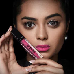 Renee Stay With Me Non Transfer Matte Liquid Lipstick with Vitamin E 5ml-Rule Of Raspberry image 3