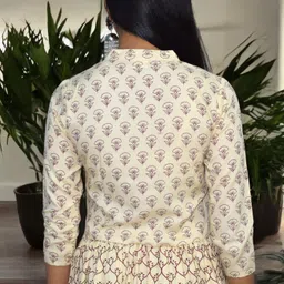 jaipur hand block Printed Stitched Lehenga & Crop Top image 4