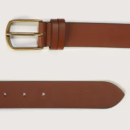 yousta Men Genuine Leather Belt with Tang Buckle Closure image 3