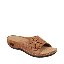 xe looks Women Flat Sandals with Faux Leather Upper image 3