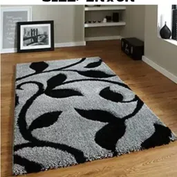 rm handloom Grey Polyester Carpet-picture-14