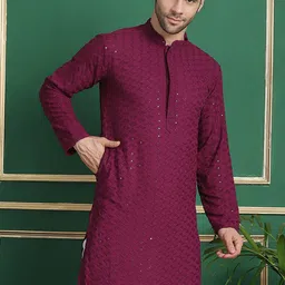 Anouk Ethnic Motifs Thread Work Kurta image 2