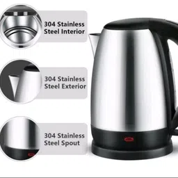 Electric Kettle, 2 Liter Stainless Steel RAGGSA5 Multi Cooker Electric Kettle-image-0