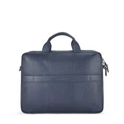 Tommy Hilfiger Men Textured Leather Laptop Bag image 3