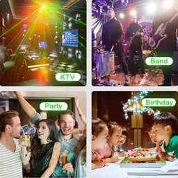 turbo traders Mini Projector Stage Lighting Single Disco Ball image 3