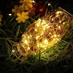 Homesake Set of 4 50-LED Water Proof Fairy Copper String Lights-5m Each image 4