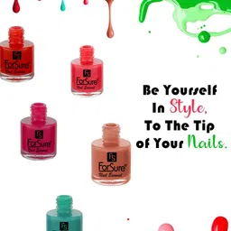 ForSure Set of 3 Rose Gold Quick Dry Long Lasting Nail Enamel - 8 ml each image 4