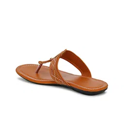 sneakers villa Women Embellished T-Strap Flats image 3