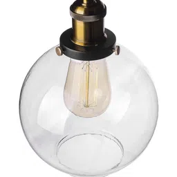 Homesake Transparent Solid Handcrafted 3-Lights Cluster Glass Hanging Lights image 4