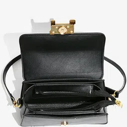 Diva Dale PU Structured Sling Bag with Tasselled image 3