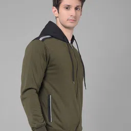 Dollar Hooded Cotton Front-Open Sweatshirt image 4