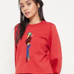 Antheaa Girls Embellished Fleece Sweatshirt image 2