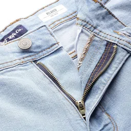 roadster Men Relaxed Fit Mid Rise Blue Jeans image 4