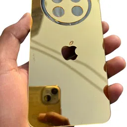 TWUAOP REALME 12 PLUS 5G MOBILE SKIN ACRYLIC SHEET MIRROR BACK PANNEL APPLE. Mobile Skin image 3