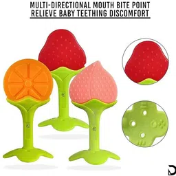 vadhavan Fruits Shaped Teether Soother for New Born Baby 01 Teether image 2