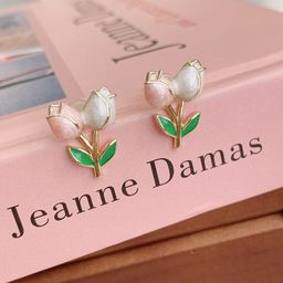 VAGHBHATT Gold-Plated Stainless Steel Floral Studs-picture-31