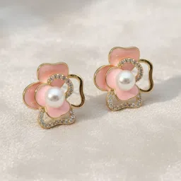 FIMBUL Floral Studs Earrings image 2