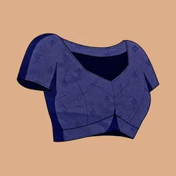 KALINI Floral Silk Cotton Block Print Saree image 4