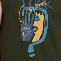 SLOWLORIS Men Pack Of 2 Printed Combed Cotton Scoop Neck Gym Vests image 4