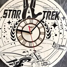 QEZNEF Beige Solid Traditional Wall Clock-picture-21