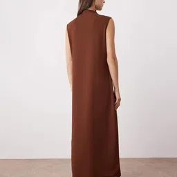 Trendyol High Neck Sleeveless A-Line Maxi Dress image 2