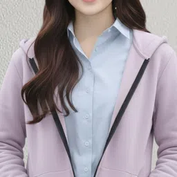 Parona Women Fleece Lightweight Open Front Jacket image 5