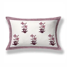 Urban Jaipur Pink & White Floral 210 TC Single Bedsheet with 1 Pillow Covers image 3