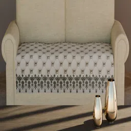 Fashion Throw Cream-Coloured Velvet 1 Piece Sofa Cover-picture-39