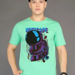 BRAWNY BATTLER Graphic Printed Round Neck Short Sleeves Pure Cotton T-shirt-picture-38