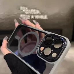 Luxury Kase iPhone 14 Pro Magnetic Clear Shockproof Back Case-picture-16