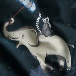 H&M Patterned Single Duvet Cover Set image 2